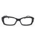 Gharaz Modern reading glasses for women slightly rectangle reflective for Presbyopi Presbyopie glasses (Color: Black Size: 0.75+) 0.75+ Black