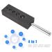 4 in 1 Graphite Sphere Mold - Jewelry Making Ingot Mold Tool for Precious Metal Casting - Buy Online on GoSupps.com