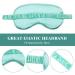4 Pcs Silk Sleeping Eye Mask Set with Ear Plugs - Smooth Satin Blindfold for Women, Men, Travel, Nap - Light Purple - Buy Online on GoSupps.com