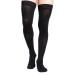 SIGVARIS Men’s DYNAVEN Closed Toe Thigh-Highs w/Grip-Top 30-40mmHg - Black - Small Short