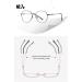 Buy Flydo Blue Light Filter Glasses for Women | Stylish Blue Light Blocking Glasses for Computer TV and Gaming | Protect Your Eyes from Digital Strain | Black & Silver Options Available - Buy Online on GoSupps.com