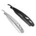 Fomiyes 2st vintage razor holder hairdresser razor bare turf manual razor lawn grass tailor for men metal manual razor men rustproof steel man scrub