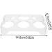 jojofuny Egg Storage Box Plastic Container Mustard Deviled Egg Tray Egg Storage Case Platter Refrigerator Assorted Color 14.8x9.7x2cm - Buy Online on GoSupps.com