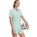 Buy Adidas Women's T-Shirt XS - Clear Mint | Stylish & Comfortable | International Shipping Available - Buy Online on GoSupps.com