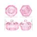 Minkissy 2-Set Nail Art Crystal Cup Shell - Premium Manicure Powder Holder & Dappen Dish for Acrylic Nails - Perfect for Moisturizing & Water Diving - Buy Online on GoSupps.com