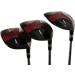 Senior Men's iDrive Red Square Anti-Slice Draw Fairway Wood Set - 3, 5, 7 - Right Handed Senior Flex - Black Pro Velvet Grips - Buy Online on GoSupps.com