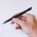 NUOMI 2 Pcs Straight Nail Tweezers Set with Silicone Pressing Head for Nail Art & Eyelash Extensions - Buy Online on GoSupps.com