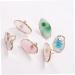 Nail Mixing Palette Nail Art Finger Ring Palette Polish Holder Color Mixing Plates Manicure Tools White Brushes - Buy Online on GoSupps.com