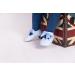 Baypods Baby Girls Soft Sole Pre Walker Shoes with Diamante Bow - Sky Blue, Size 1 UK - Buy Online on GoSupps.com