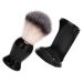 Beaupretty Shaving Brush with Stand - Mens Beard Shaving Brush with Storage Stand Men Shaving Brush Handle Hair Salon Shave Brush(Black)