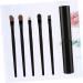 MUSISALY 5pcs Eyeshadow Brush with Case Cosmetic Tools Liner Brush for Eyes Eyeshadow Brush Kit Black - Buy Online on GoSupps.com