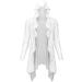 Halloween Costumes Vintage Hooded Jacket Cardigan Pleated Shawl Role Play Women's Cardigan Cardigan Pocket White XX-Large - Buy Online on GoSupps.com