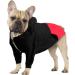Meioro Dog Hoodies - Warm Zipper Pet Clothes | Cute Black Hoodie for Large Dogs - Buy Online on GoSupps.com