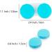 KISEER 24 Pack Colorful Cute Contact Lens Case Bulk Box - 4 Color Holder Container Soak Storage Kit - Buy Online on GoSupps.com