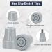 dinio Crutch Tips 7/8Inch Heavy Duty Non-Slip Rubber Cane Tips Foot Crutch Accessories 6 PCS - Buy Online on GoSupps.com