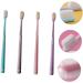 Partykindom Manual Toothbrush Set - 4 Soft Milk Micro Leaves Gum Brushes for Gentle Care - International Shipping Available - Buy Online on GoSupps.com