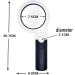 Portable Magnifier Handheld 11 LED Lights 5 Times 20 Times Double high-Level Magnifier Newspaper Full of Stars - Buy Online on GoSupps.com