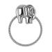 Krysaliis Sterling Silver Elephant Rattle | Handcrafted Rope Ring Design - Buy Online on GoSupps.com