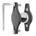 Gmili bicycle bracket for Apple Airtag |Universal Airtag bracket for the theft protection -free theft protection including screws for attaching to the bottle holder assembly accessories black