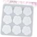 NUOBESTY 9 Silicone Molds Resin Epoxy Resin Tray Crafts Mold Silicone Epoxy Molds Epoxy Resin Pendant To Bake - Buy Online on GoSupps.com