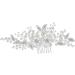 Didiseaon Hair Comb for Bride Hair Flower Combs Flower Hair Comb For Girl Friends Bridal Headwear Easy to Use Hair Comb Rhinestone Comb Pearl Headwear Hair Accessories European and American - Buy Online on GoSupps.com