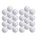 STOBOK 24pcs Perforated Play Balls Hollow Golf Practice Training Sports Balls (White)