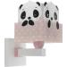 Dalber Children's Wall Lamp - Panda Pink Cloud Design | E27 Light for Kids' Rooms - Buy Online on GoSupps.com