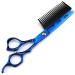 Hair Cutting Scissors 6 Inch Professional JP440c Steel Blue 2 in 1 Hair Scissors with Comb Haircut Barber Hair Cutting Shears Hairdresser Scissors Cutting Scisssor - Buy Online on GoSupps.com