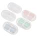 HEALLILY 5 Sets Portable Eye Lens Case for Girls Myopia Care Box (Mixed Colors)