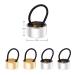 4-Piece Metal Circle Hair Cuff Set - Elastic Ponytail Holders & Hair Accessories for Women & Girls in Magenta - Buy Online on GoSupps.com