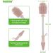 Haakaa Silicone Cleaning Brush - Baby Bottle & Pump Cleaner | Reusable, All-Round, Sturdy Bristles - Pink Blush - Buy Online on GoSupps.com