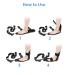 Lxnderment Foot and Calf Stretcher Brace for Plantar Fasciitis, Heel Spurs, Achilles Tendonitis - Relief for Leg and Thigh with Stretching Strap - Buy Online on GoSupps.com