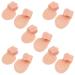 WANGCL 10pcs Gel Little Toe Pads Little Toe Corrector Toe Straightener Pinky Toe Cushion Splint Pain Relief (For toes girls)