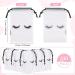 korvre 100Pcs Lash Bags for Clients Lash Goodie Bags for Clients Bags Eyelash Extensions Makeup Bags Clear - Buy Online on GoSupps.com