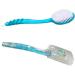 Bath Brush Back Brush for Showering | Soft Bristle Skin Massage Body Brush for Women & Men - Blue - Buy Online on GoSupps.com