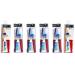 Ora-Zen Toothbrush Travel Kit with Toothbrush Cap and Toothpaste Soft Bristles (Pack of 6)