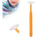 Baby Tongue Brush - Soft Infant Tongue Scraper & Cleaner for Newborn Oral Care | Relieve Bad Breath | 14x2.9cm - Buy Online on GoSupps.com