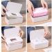QKFON Storage Box for Wet Wipes - Versatile Napkin Holder for Home & Office - Stylish Pink White Design - Buy Online on GoSupps.com