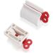 TOWODE 3 Packs Rolling Toothpaste Tube Squeezer Dispenser Stands Holder Toothpaste Rollers Turn Squeeze Tool White - Buy Online on GoSupps.com
