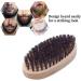 Buy LCKJLJ Natural Wild Boar Bristles Men's Razor & Beard Brush | Portable Facial Cleaning & Mustache Tools for Grooming - Buy Online on GoSupps.com