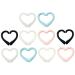Mobestech wardrobe 20 pairs of clothes racks mask mask ears mask ear hook hook to hang up the mask facial mask hanging hanging tab mask ear bracket 5x3cmx2pcs