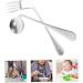 ABOOFAN Tea Towel & Utensil Set - 5-Piece Elbow Forks Spoons & Angled Feeding Tools for Easy Use | International Shipping Available - Buy Online on GoSupps.com