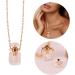 Oil Diffuser Bottle Pendant Necklace | Stainless Steel Chain Choker for Women - Stylish Aromatherapy Jewelry - Buy Online on GoSupps.com