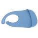 Elderly Silicone Bib Waterproof Elderly Bibs Prevent Food Falling Crumb Collector for Adults for Eating(blue)