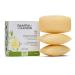 Rampal Latour - 3 Organic Superfatted Soaps - Sage-Bergamot Fragrance - Hand and Body Cleanser - Enriched with Olive and Sweet Almond Oil - 3x150g
