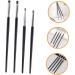 Mikinona 4pcs Eyeliner Brush Eye Brush for Makeup Eye Precision Brush Black Makeup Brush - Buy Online on GoSupps.com