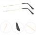Nuobesty Glasses Accessories - Replacement Brackets & Repair Set for Eyeglasses | Plastic Arms & Legs | 14x0.6cm - Buy Online on GoSupps.com