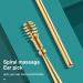 Gold Steel Ear Wax Pickers - Ear Wax Remover Curette Cleaner Spoon Tool - Buy Online on GoSupps.com