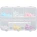 Nail Art Decals Lightweight Resin Nail Ornaments Attractive Easy To Install Multiple Colors with Storage Box for Daily Makeup - Buy Online on GoSupps.com