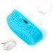 2023 New Upgraded Portable 3-Level Electric Variable Speed Anti-snoring Device, Electric Anti-snoring Device,Anti-snoring Devices, Snoring Solution, Anti snoring Nose Clip (Blue)